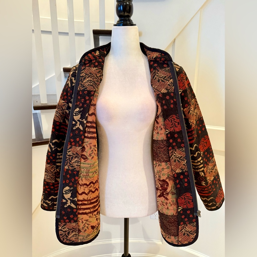 Boho Tapestry Jacket, Size L - Picture 8 of 12
